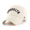 Los Angeles Dodgers 47 Brand Cooperstown Script Natural Clean Up Adjustable Hat