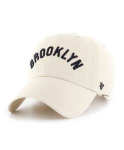 Los Angeles Dodgers 47 Brand Cooperstown Script Natural Clean Up Adjustable Hat