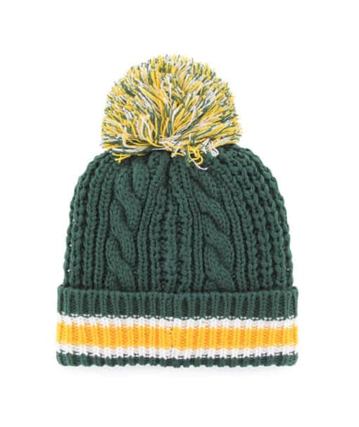 Green Bay Packers Women's 47 Brand Dark Green Sorority Cuff Knit Hat - Image 2