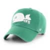 Hartford Whalers 47 Brand Arched Vintage Green Clean Up Adjustable Hat