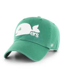 Hartford Whalers 47 Brand Arched Vintage Green Clean Up Adjustable Hat