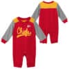 Kansas City Chiefs Baby Red Scrimmage Long Sleeve Coverall