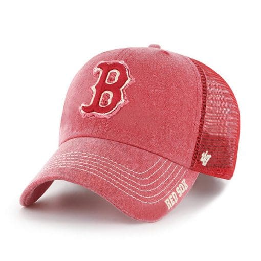 Boston Red Sox 47 Brand Red Burnstead Mesh Adjustable Hat