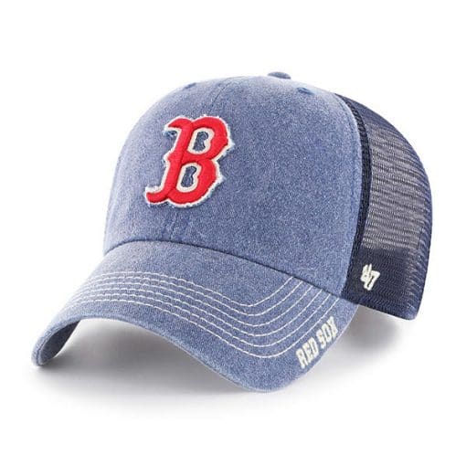 Boston Red Sox 47 Brand Navy Burnstead Mesh Adjustable Hat