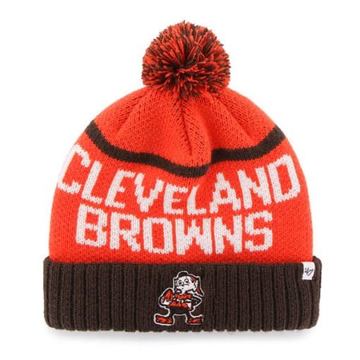 Cleveland Browns 47 Brand Orange Linesman Cuff Knit Hat
