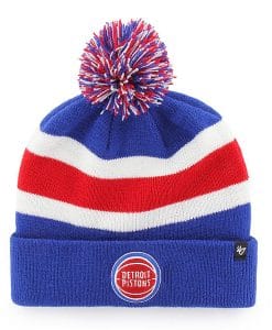 Detroit Pistons 47 Brand Royal Breakaway Cuff Knit Hat