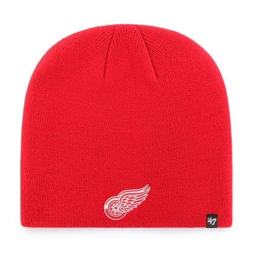 Detroit Red Wings 47 Brand Red Beanie Hat