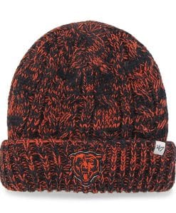 Chicago Bears Women's 47 Brand Orange Navy Prima Cuff Knit Hat