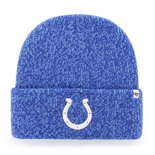 Indianapolis Colts 47 Brand Royal Brain Freeze Cuff Knit Hat