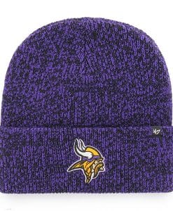 Minnesota Vikings 47 Brand Purple Brain Freeze Cuff Knit Hat