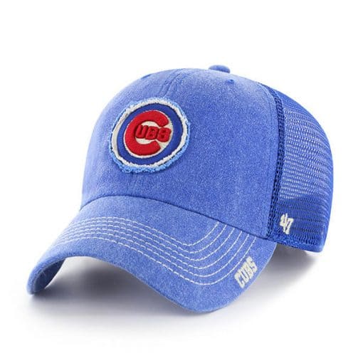 Chicago Cubs 47 Brand Royal Burnstead Mesh Adjustable Hat