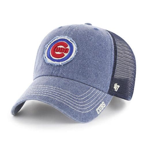 Chicago Cubs 47 Brand Navy Burnstead Mesh Adjustable Hat