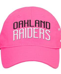 Oakland Raiders INFANT Baby Pink My First Cap Hat