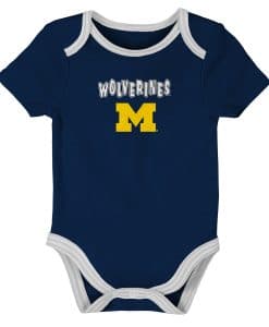 Michigan Wolverines Baby 3 MONTHS Navy Onesie Creeper