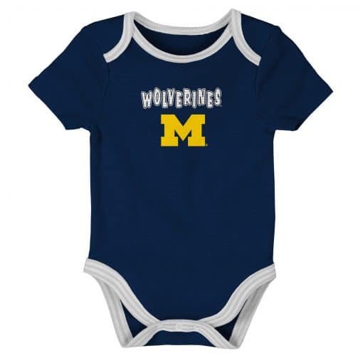 Michigan Wolverines Baby 3 MONTHS Navy Onesie Creeper