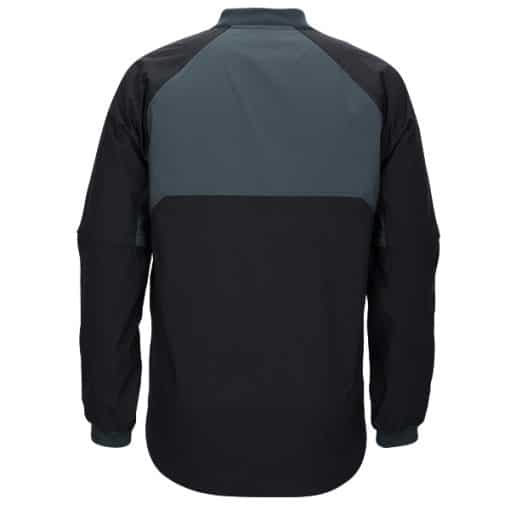 Men's Adidas Black Fielder's Choice 1/4 Zip Long Sleeve Pullover - Image 2