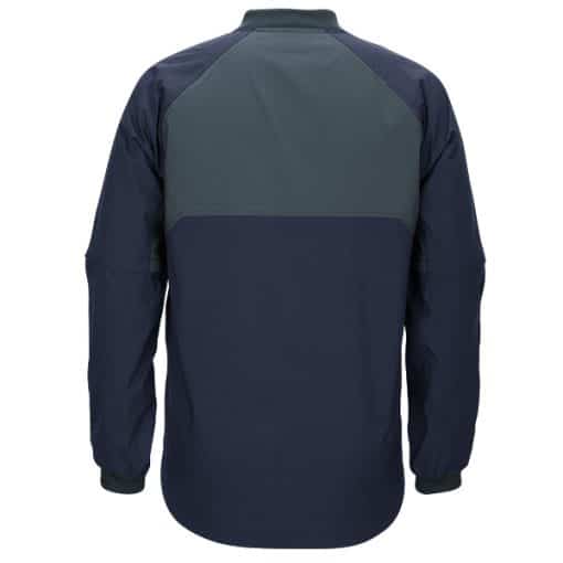 Men's Adidas Navy Fielder's Choice 1/4 Zip Long Sleeve Pullover - Image 2