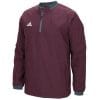 Men's Adidas Maroon Fielder's Choice 1/4 Zip Long Sleeve Pullover