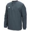 Men's Adidas Gray Fielder's Choice 1/4 Zip Long Sleeve Pullover