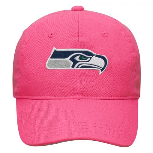 Seattle Seahawks KIDS Girls 7-16 Pink Adjustable Hat