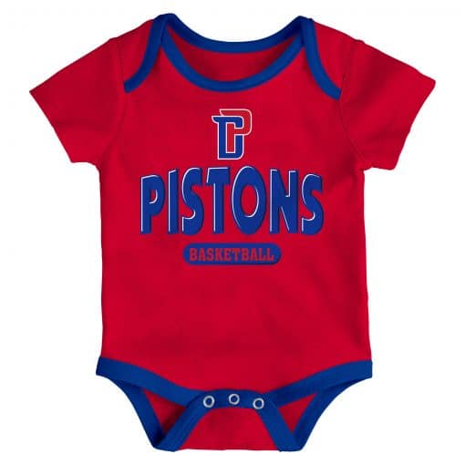 Detroit Pistons Baby Red Onesie Creeper