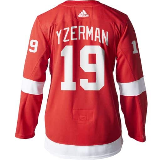 Yzerman Detroit Red Wings Men's Adidas AUTHENTIC Home Jersey