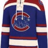 Chicago Cubs Men's 47 Brand Royal Blue Pullover Jersey Hoodie