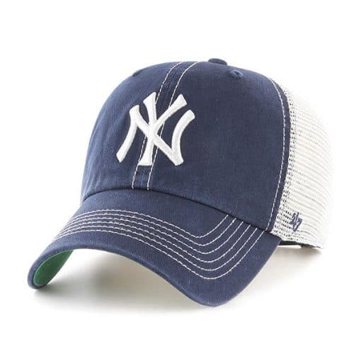 New York Yankees 47 Brand Trawler Navy White Clean Up Adjustable Hat