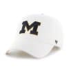 Michigan Wolverines 47 Brand White Clean Up Adjustable Hat