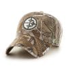 Pittsburgh Steelers 47 Brand Realtree Ice Clean Up Adjustable Hat