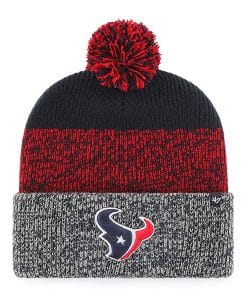 Houston Texans 47 Brand Navy Static Cuff Knit Hat