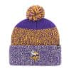 Minnesota Vikings 47 Brand Purple Static Cuff Knit Hat