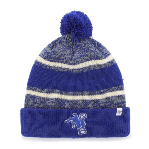 Indianapolis Colts 47 Brand Legacy Royal Fairfax Cuff Knit Hat