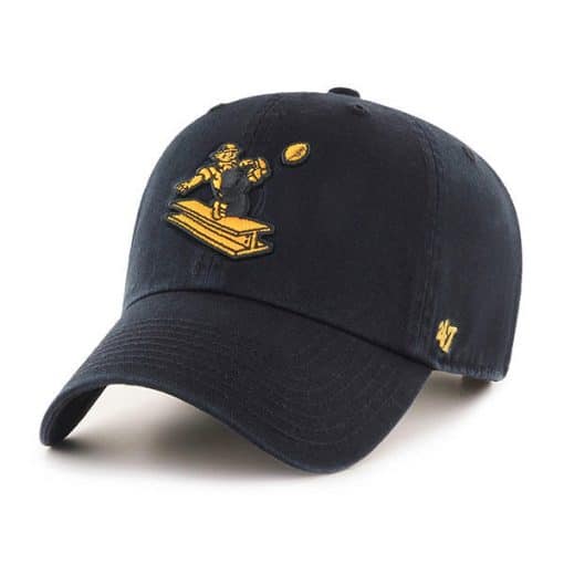 Pittsburgh Steelers 47 Brand Legacy Black Clean Up Adjustable Hat