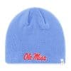 Ole Miss 47 Brand Blue Raz Beanie Knit Hat