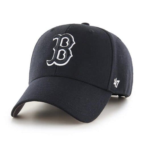 Boston Red Sox 47 Brand Black MVP Adjustable Hat