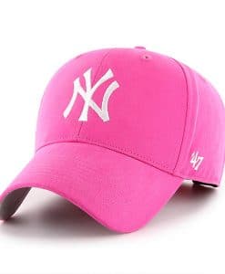 New York Yankees INFANT 47 Brand Bright Pink Girls Stretch Fit Hat