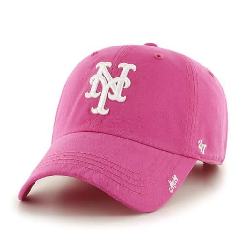 New York Mets Women's 47 Brand Pink Miata Adjustable Hat
