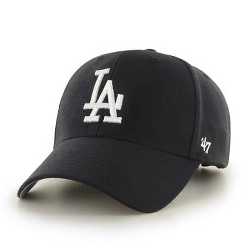 Los Angeles Dodgers 47 Brand Black MVP Adjustable Hat - Detroit Game Gear