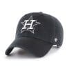 Houston Astros 47 Brand Black Clean Up Adjustable Hat