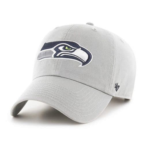 Seattle Seahawks 47 Brand Gray Clean Up Hat