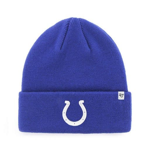 Indianapolis Colts 47 Brand Royal Raised Cuff Knit Hat