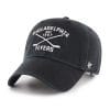 Philadelphia Flyers 47 Brand Black Cross Sticks Adjustable Hat