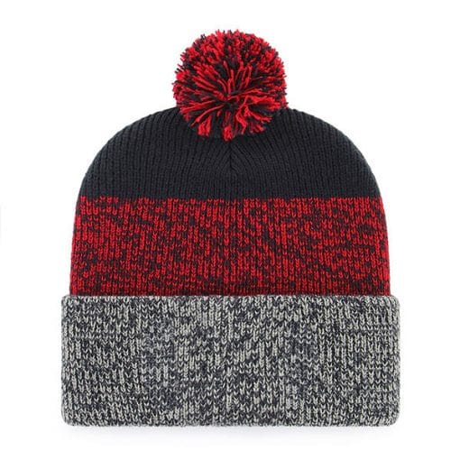 Houston Texans 47 Brand Navy Static Cuff Knit Hat - Image 2