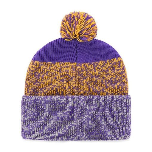 Minnesota Vikings 47 Brand Purple Static Cuff Knit Hat - Image 2