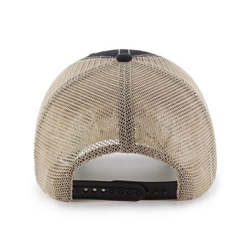New Orleans Saints 47 Brand Black Tuscaloosa Vintage Clean Up Adjustable Hat - Image 2