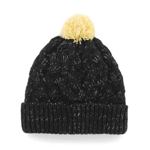 New Orleans Saints Women's 47 Brand Black Fiona Cuff Knit Hat - Image 2