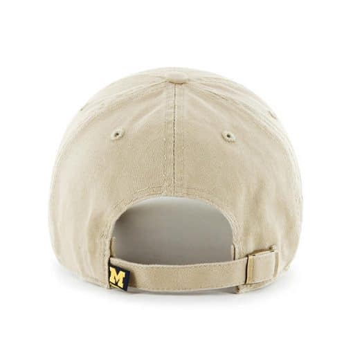 Michigan Wolverines 47 Brand Khaki Clean Up Adjustable Hat - Image 2