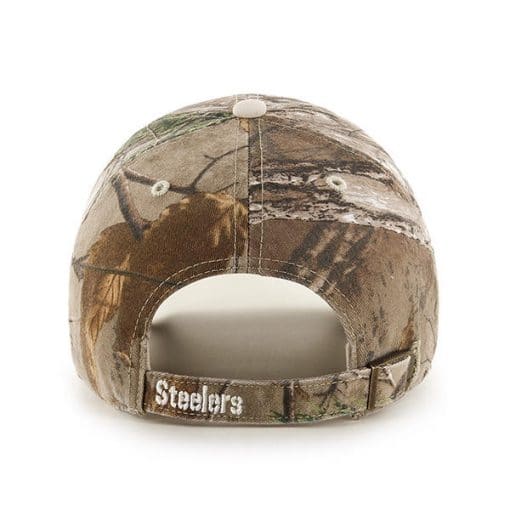 Pittsburgh Steelers 47 Brand Realtree Ice Clean Up Adjustable Hat - Image 2