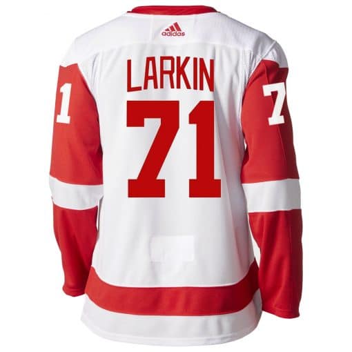 Dylan Larkin Autographed Adidas Detroit Red Wings Home Jersey